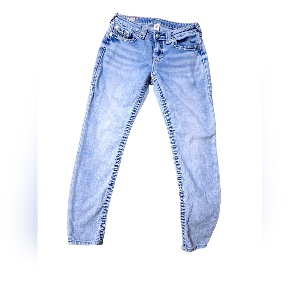 True Religion Light Blue Women Jeans - Picture 3 of 11